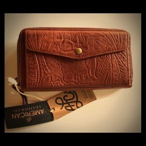 Large wallet by American leather company